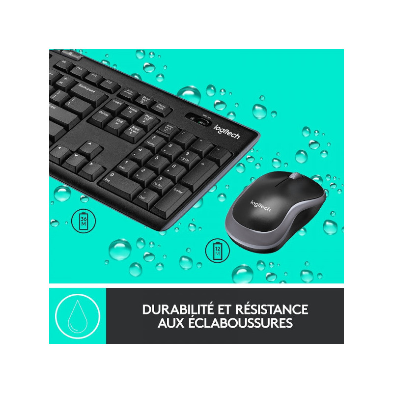 Kit clavier-souris MK270