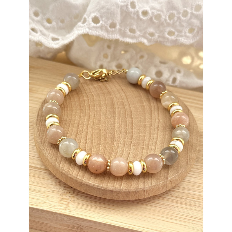 Bracelet perle de Lune